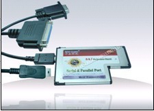 供应笔记本(Express Card /54mm )转串并口一体卡